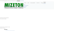 Desktop Screenshot of mizeton.com